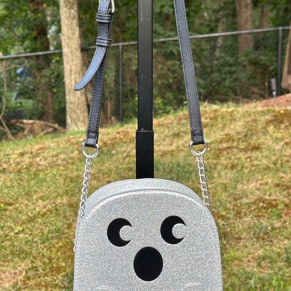 Mad Engine 2023 Silver Glitter Ghost Crossbody Pu… - image 2